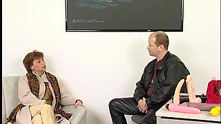 Granny enjoys getting dildo fucked after pussy is licked