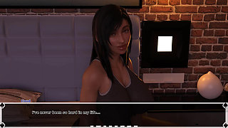 Tifa's Dark Heaven: Asian with Big Tits and Ass Got Creampied by BBC While Her Cuck Man Watch and Jerks off Ep. 46