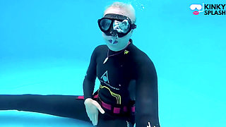 Underwater Wetsuit JOI in My Private Pool