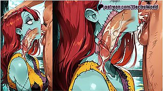 Car Toon In Sally Fucked Mercilessly, Pussy Dripping Cum