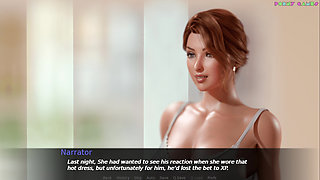 Natasha Naughty Wife by Archimedescompany - Hubby Pretends to Be Resting Just to Watch His Wife Being Naughty 17