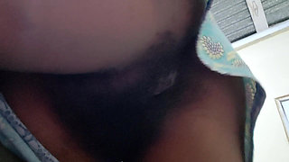 In Order to Show Me Her Large Pussy and Masturbate, the Lovely Stepmother Removes Her Underwear Twice