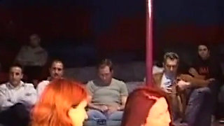 Beautiful Masked MILF with Hairy Pussy Fucked in a Club Prive by Big Amateur Cock