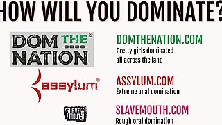 Bound anally punished sub gal gets her ass filled