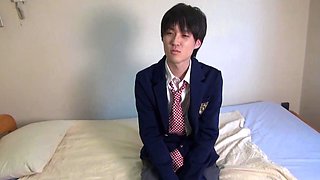 Hisoka Botan Lays In Bed And Busts His Nuts With Pleasure