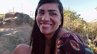 Dogging on the Beach My Hotwife Masturbates and Pees in Front of the Sea!