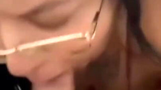 BBW Giving Her Man a Blowjob