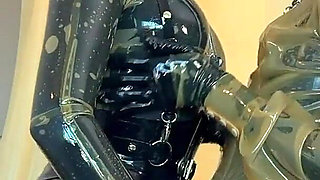 Latex Bag Mistressae & Miss Lilly Edging Threesome