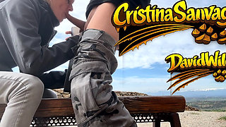 Accidental Blowjob Outdoors - I Cum Fast in His Mouth, They Almost See Us, Risky Homemade Sex