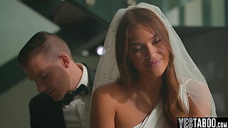 Huge tits Spic bride humped in public