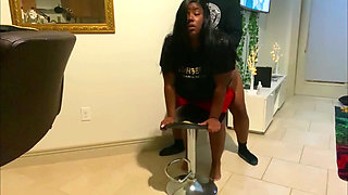 He loves fucking this black ass