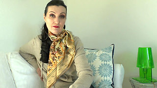 Wear a Silk Scarf and Masturbate in Front of Me, Lady Victoria Valente