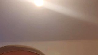 Hot brunette big boobs toying pink pussy
