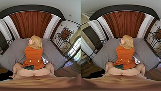 Redhead naughty bimdo incredible VR video