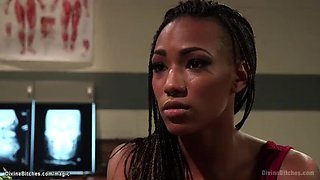 Ebony Wife Fucks in Front of Cuckold - Wolf Hudson & Abel Archer - BDSM Interracial Threesome
