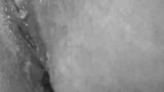 Close up anal toying