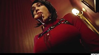 Octokuro as Ada Wong Takes Monster Cock All The Way Through - Anal Creampie & Cum in Mouth Cosplay
