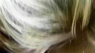 StrapOn Lesbian with big boobs fucks her blonde sexy GF