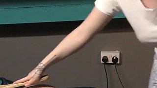 Pajamas spanking for a rude awakening