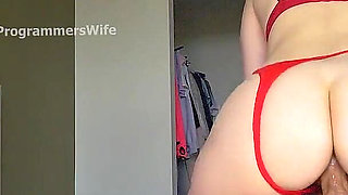 Wife Cuckold Is Sitting Next to Us Watching Us Fuck, Big Ass Cowgirl, Doggy Hairpulling, Creampied - Programmerswife