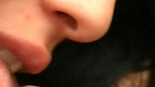 Threesomes with Fantastic Horny Girl Fucked and Creampied by Two Vintage Huge Cocks