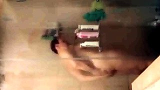 Spying on Stepmom showering and masturbating