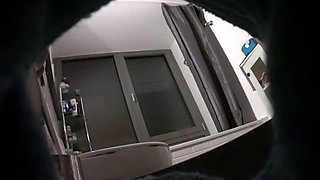 aussie Stepmom peeked in the bathroom