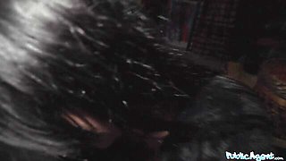 Public Agent featuring Didi Zerati's big tits dirt