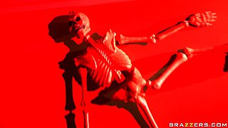 The Men In Plastic Masks With Jordan Ash, Alanah Rae, Nikki Sexx, Carlo Carerra - Brazzers