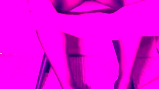He Worshiped His Mistress's Feet. Pegging on a Chair.