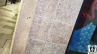 Risky Walking Naked in All My Building Pee Outside