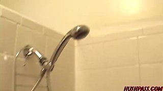 California Hotties Leah Wilde & Brianna Beach FFM Threesome with Big White Cock - Blowjob, Deepthroat & Cum on Ass