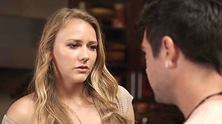 Taboo anal bang with blonde who looks sensational