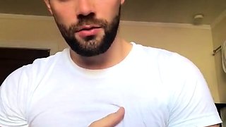Solo masturbation and gay climax