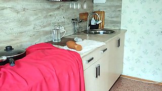 9-Month Pregnant MILF Plays, Sucks, and Gets Creampied