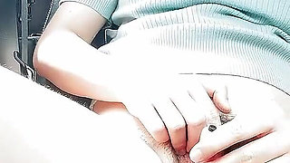 Showing My Pussy to Other People While My Husband Is Driving Makes Me so Excited