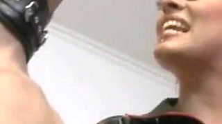 Big cock humiliating in kneeling