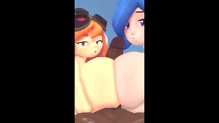 Big Natural Tits 3D Hentai Compilation - Perfect Paizuri & Boob Job with Sound Part 2