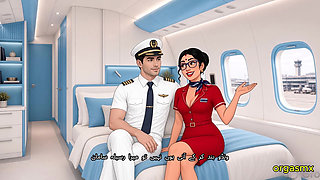 Desi Bhabhi Hostess Gave Everything to Pilot in Hostel - New Web Series MILF Hentai