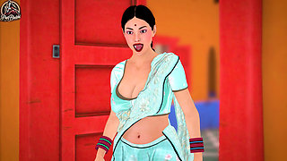 Desi Bhabhi Fucked Hard by Black African Pizza Boy BBC - Unsatisfied Wife Takes Huge Black Cock Hindi Sex Video
