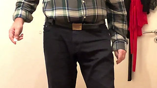 Wanking Pink Pantyhose