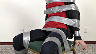 Blonde Hentai Girl Gags in Bondage