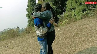 18-Year-Old Boy Pounds 25-Year-Old Hentai Brunette Outdoors