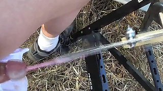 Outdoor Urethral Play With Sex Toys