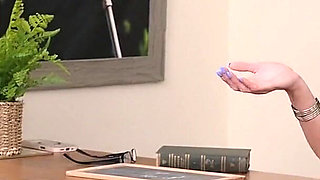 Professor Sofie Marie Gets a Delightful Oral From Alaina Taylor