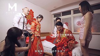 ModelMedia Asia-Lewd Wedding Scene-Liang Yun Fei-MD-0232-Best Original Asia Porn Video