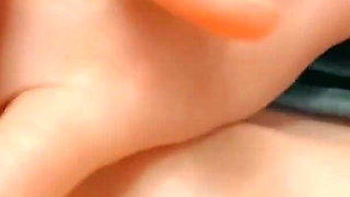 Petite Girl for Stretching by Stepdad's Finger
