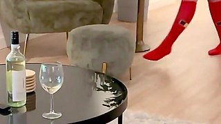 Belgium Roommate Monster Cock Creampie Inside Tight Pussy