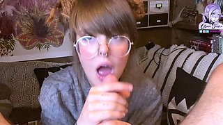 Brunette Slut Gives Blowjob To Big Cock Outdoors