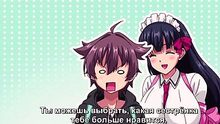 Uncensored Hentai Threesome Creampie Sex and Pussy Eating